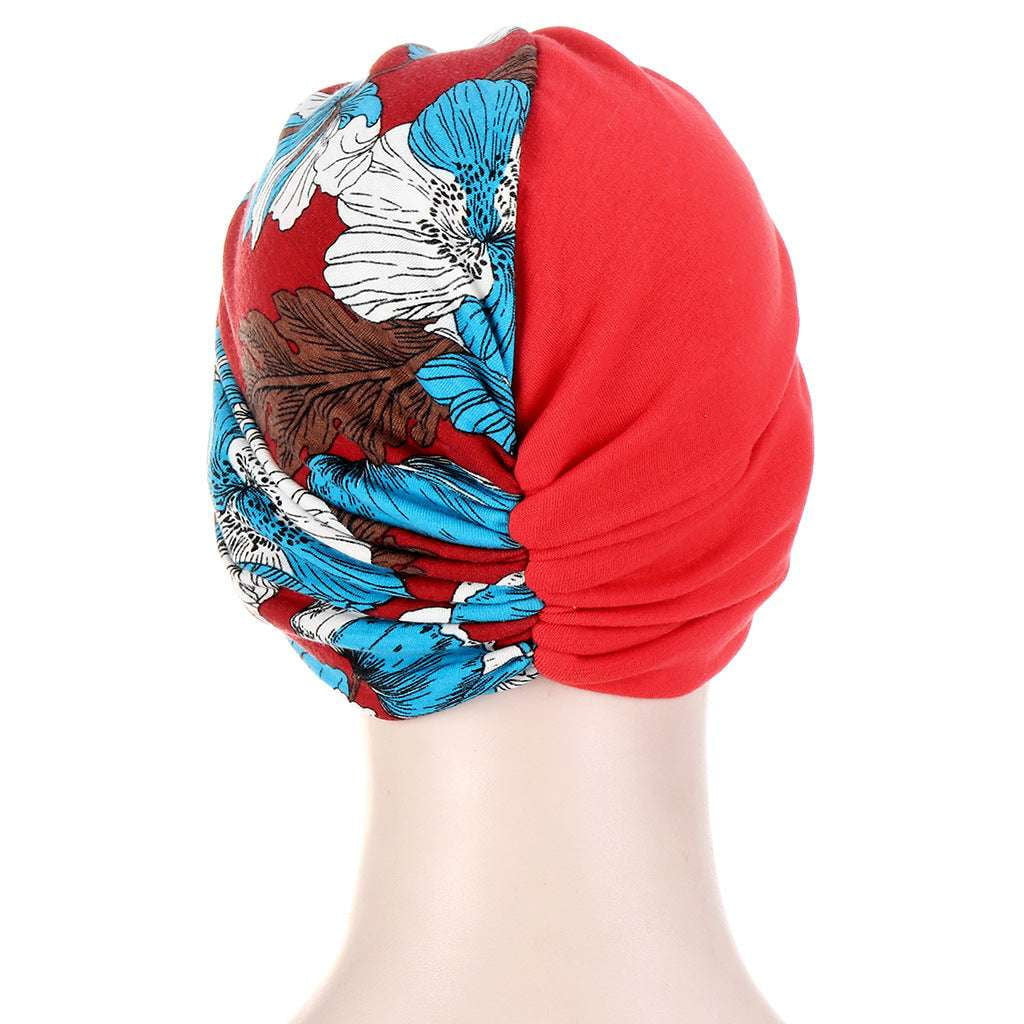 Calico Twisted Band, Patchwork Hair Accessory, Twisted Headband Cap - available at Sparq Mart