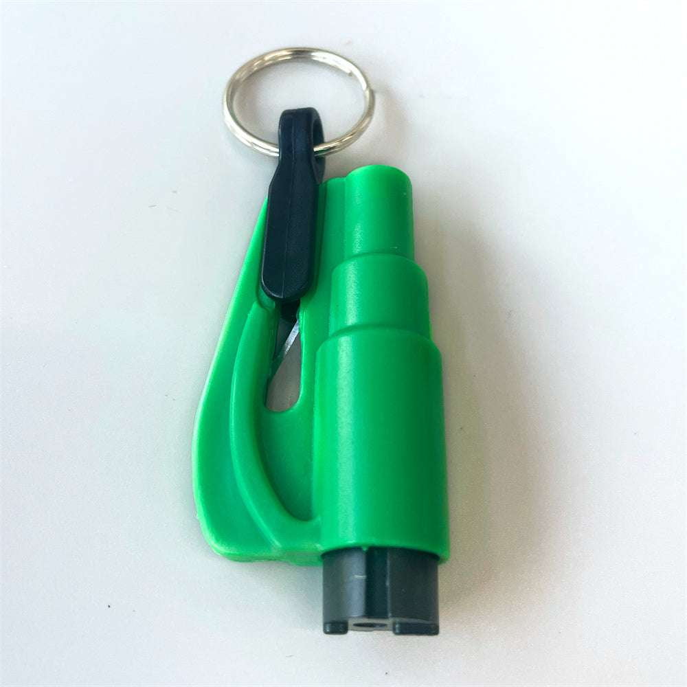 emergency window breaker, portable perfume spray, self-defense keychain set - available at Sparq Mart