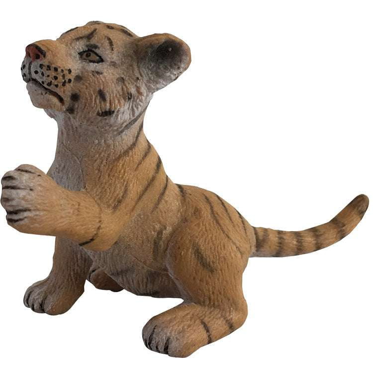 Kids Educational Animal Toy, Realistic Wildlife Figurines, Tiger Cub Simulation Model - available at Sparq Mart