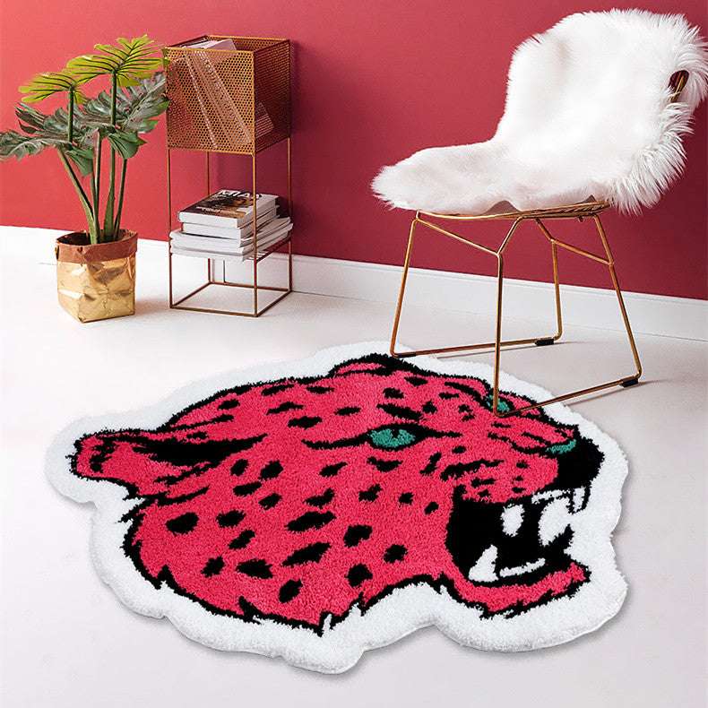 Irregular Bathroom Mats, Leopard Bathroom Mats, Non-slip Plush Mats - available at Sparq Mart