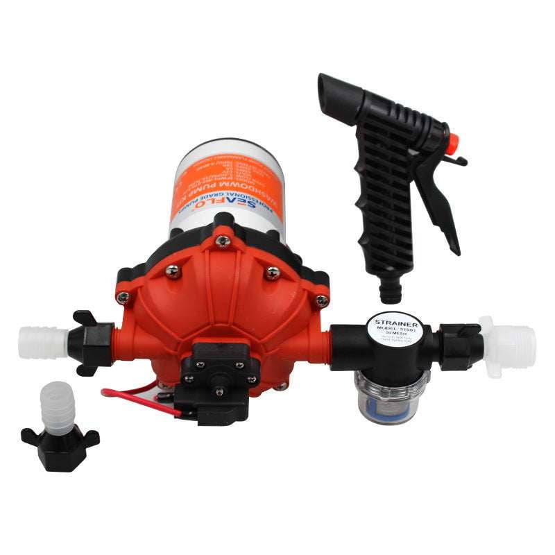 12V flush pump, boat bilge pumps, marine sanitation parts - available at Sparq Mart