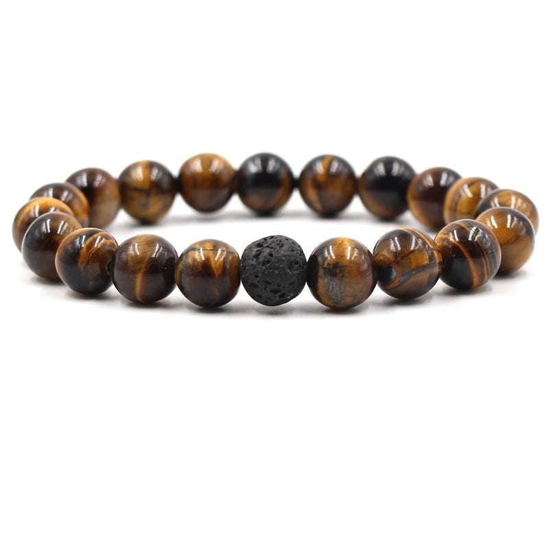 Lava Bead Accessory, Lava Stone Bracelet, Tiger Eye Jewelry - available at Sparq Mart