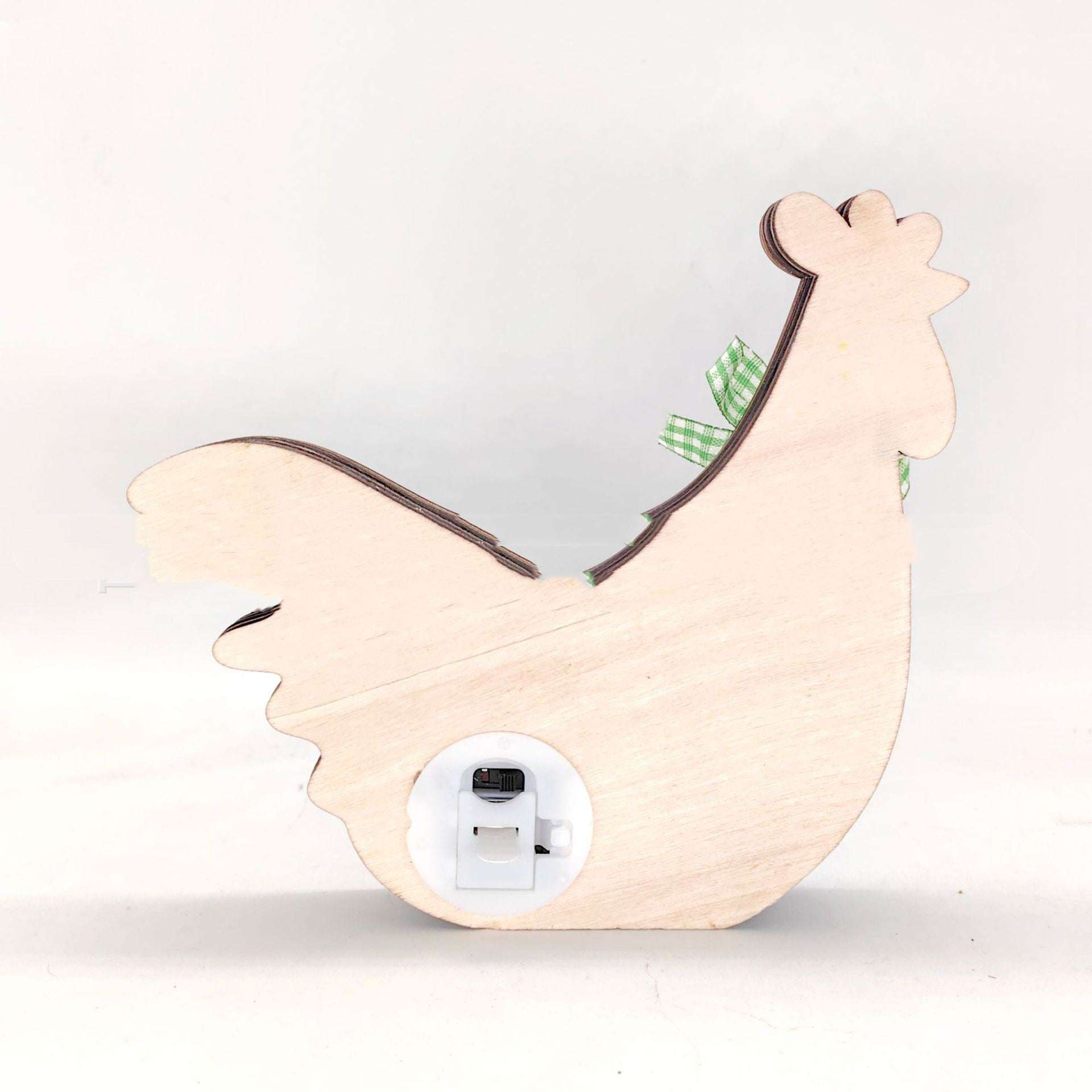 decorative table top, Easter wooden turkey, ornaments - available at Sparq Mart