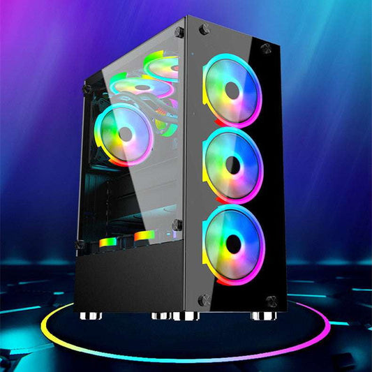 High-End PC Build, Premium Gaming Tower, Tempered Glass Chassis - available at Sparq Mart