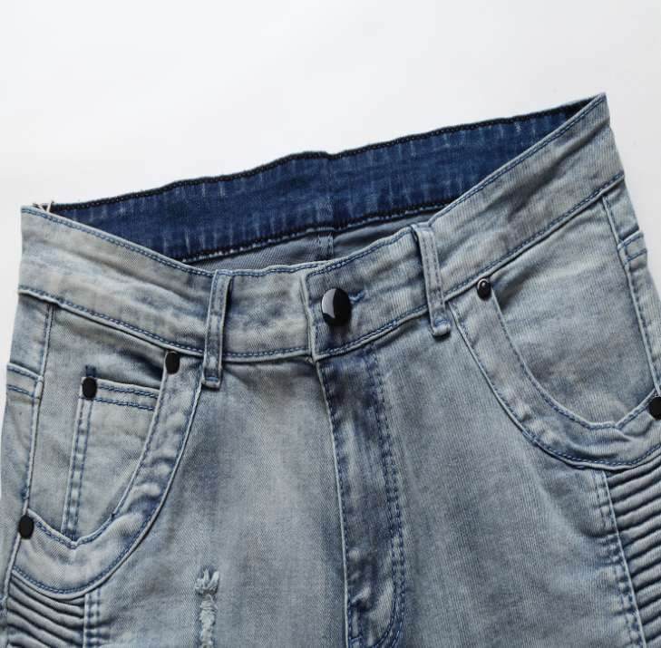 Durable Washed Jeans, Jonas Denim Jeans, Mid Waist Denim - available at Sparq Mart