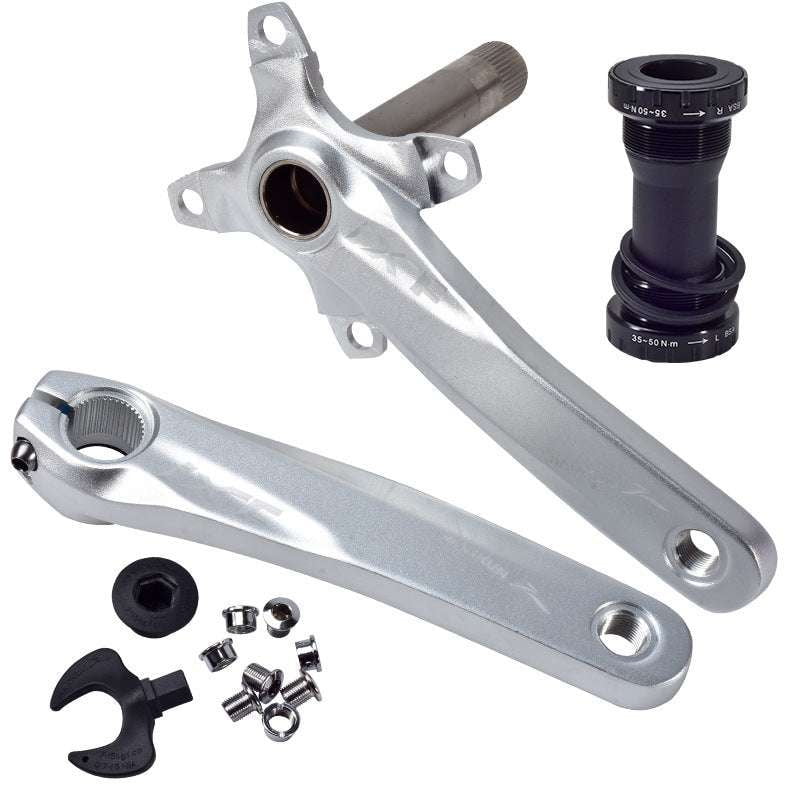 aluminum alloy crankset, integrated crankset upgrade, lightweight bike crank - available at Sparq Mart