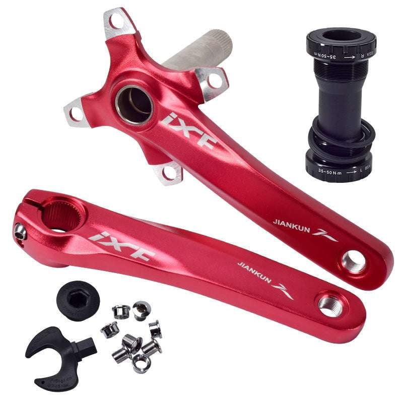 aluminum alloy crankset, integrated crankset upgrade, lightweight bike crank - available at Sparq Mart