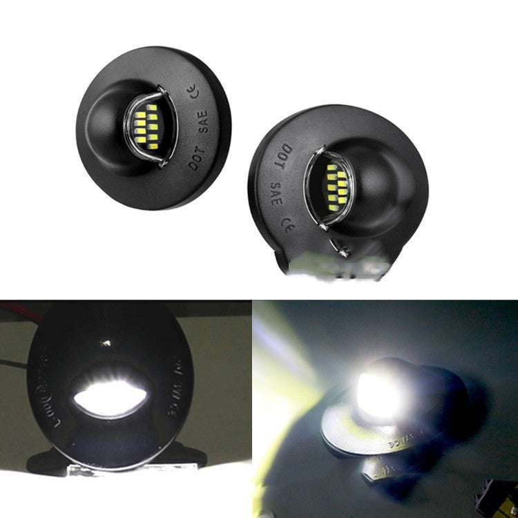 Durable Plate Light, Easy Install Lights, LED License Brightness - available at Sparq Mart