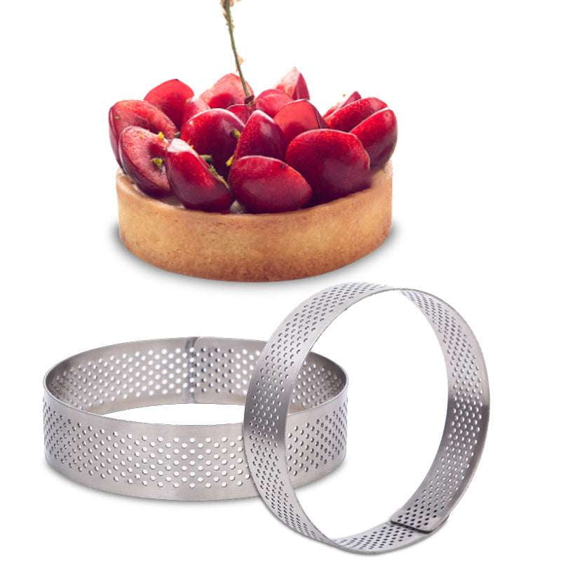 French Tart Mould, Round Baking Cutter, Stainless Bread Ring - available at Sparq Mart