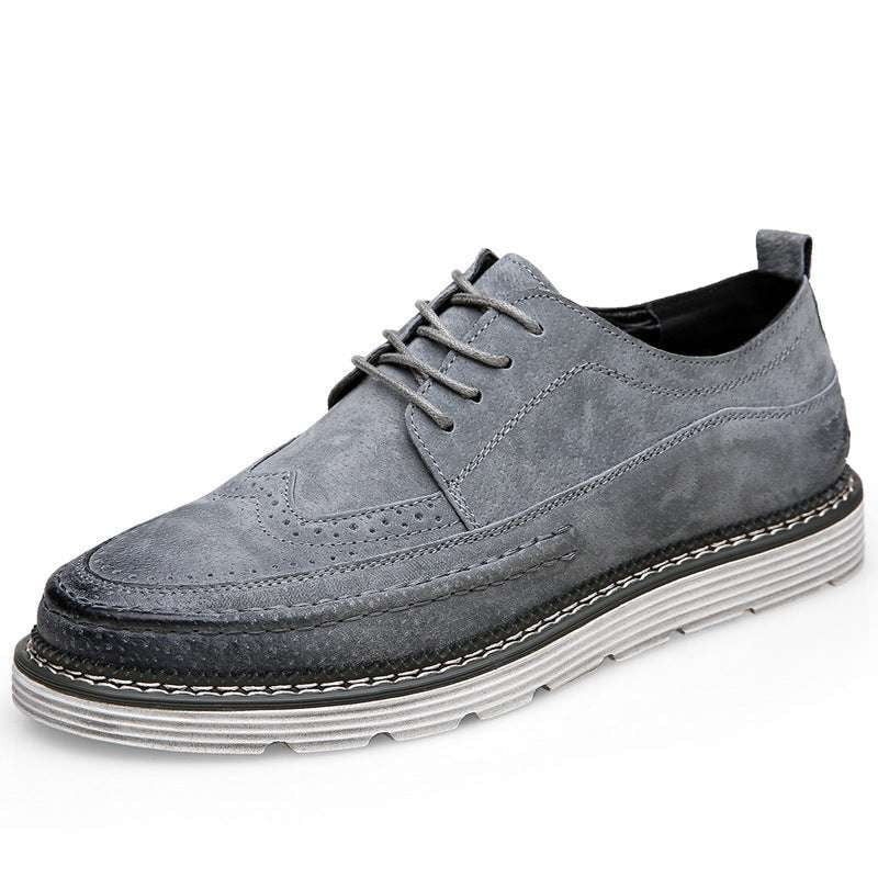 Brogue Dress Shoes, Elegant Leather Brogues, Suede Brogue Footwear - available at Sparq Mart