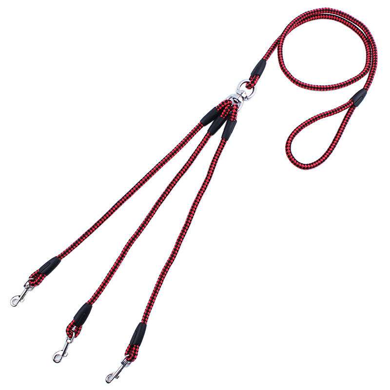 Colorful pet leash, Premium pet leash, Triple pet leash - available at Sparq Mart