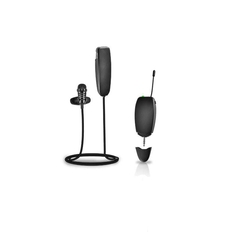 Compact Microphone System, Portable Lavalier Mic, Wireless Audio Amplifier - available at Sparq Mart