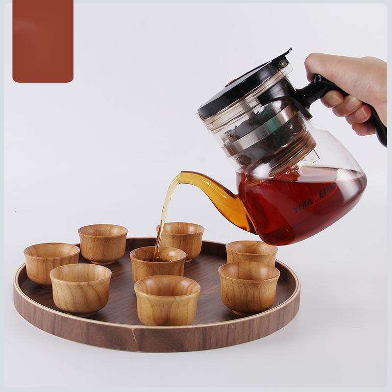 Artisan Tea Accessories, Eco-Friendly Tea Cup, Handcrafted Wooden Cups - available at Sparq Mart