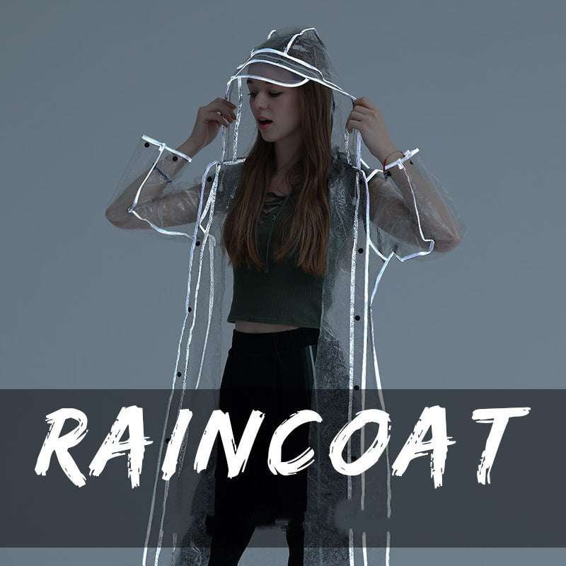 Raincoat Comfort Fit, Reflective Poncho Waterproof, Stylish Raincoat Online - available at Sparq Mart