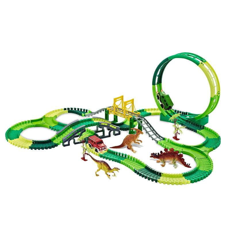 Assembled Car Kit, DIY Toy Car, Rotating Track Toy - available at Sparq Mart