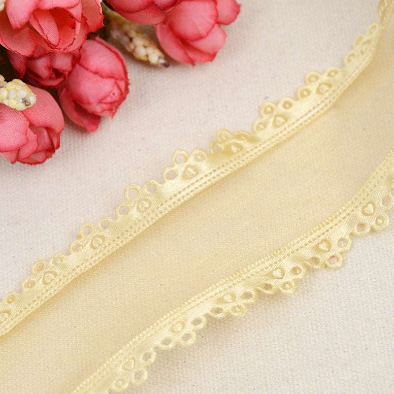 Mesh Lace Ribbon, Polyester Ultrasonic, Retail Customers - available at Sparq Mart