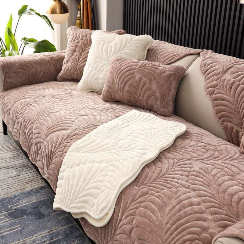 Luxury Couch Covers, Plush Sofa Protector, Stylish Sofa Slipcovers - available at Sparq Mart