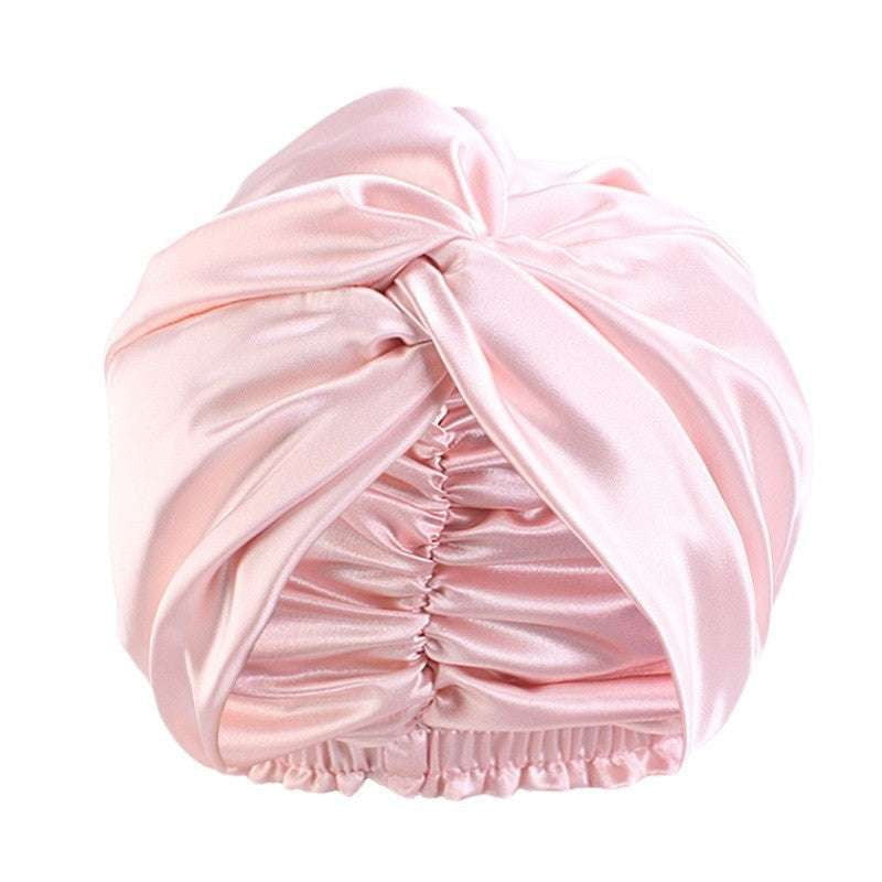 Comfortable Sleep Cap, Luxurious Twist Headwear, Silk Nightcap Adjustable - available at Sparq Mart