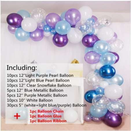 Baby Shower Decor, Birthday Balloons Kit, Party Globos Arch - available at Sparq Mart