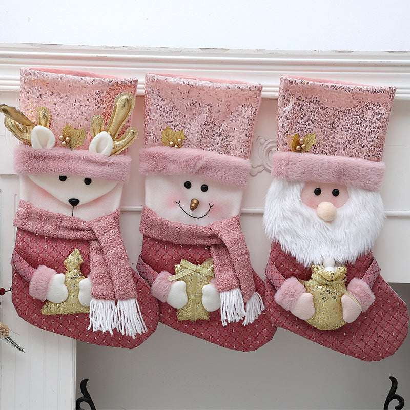 Festival Plush Ornaments, Sequins Christmas Decoration, Unique Holiday Decor. - available at Sparq Mart