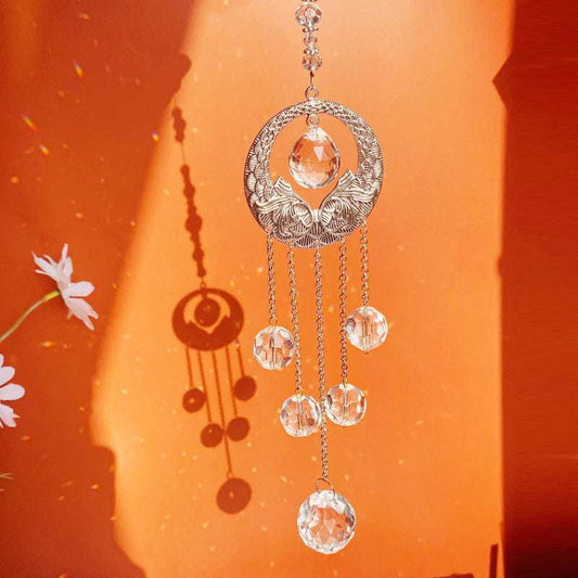 Crystal Wind Chime, Dream Catcher Gift, Rainbow Pendant Ornament - available at Sparq Mart