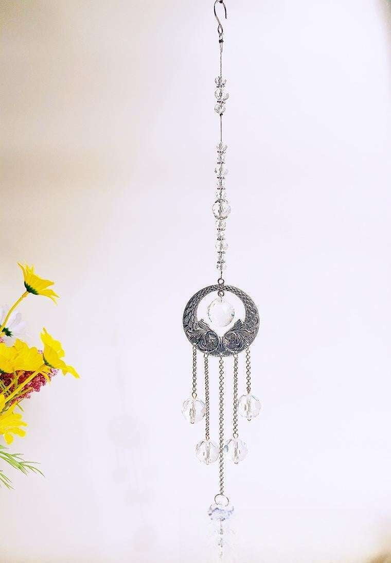 Crystal Wind Chime, Dream Catcher Gift, Rainbow Pendant Ornament - available at Sparq Mart