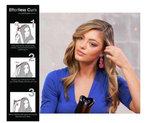 Anti-Scalding Curling Iron, Automatic Curling Iron, Buy Online - available at Sparq Mart