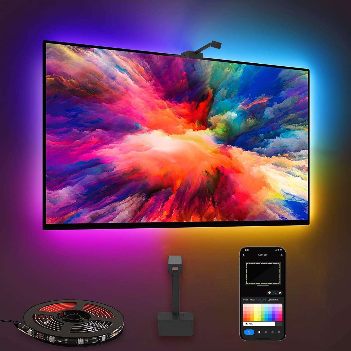 Graffiti TV Screen Color Picker, LED Light Band, RGB Color - available at Sparq Mart