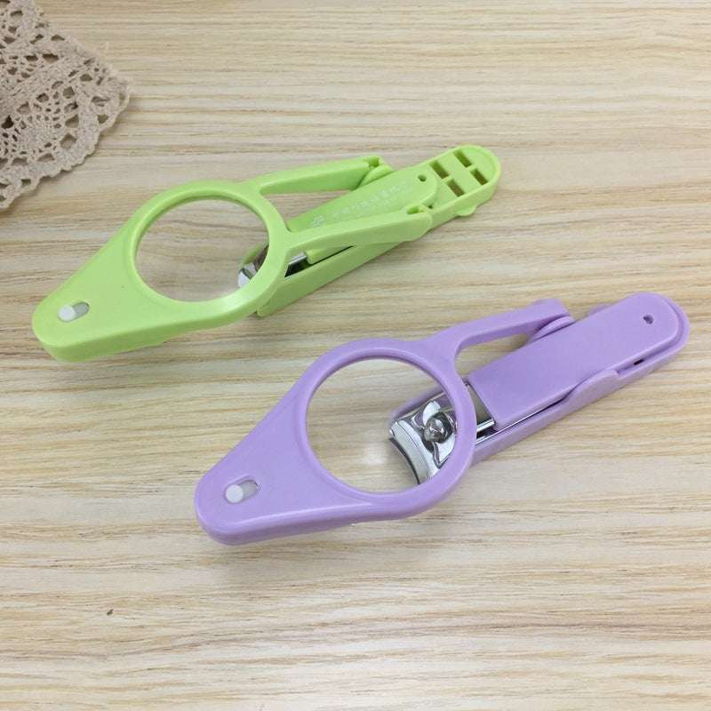 LED nail clippers, magnifying glass nail clippers, splash-proof nail clippers - available at Sparq Mart