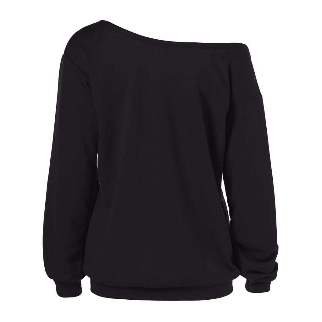 Halloween Long Sleeve, Slanted Shoulder Top, Wholesale Halloween Top - available at Sparq Mart