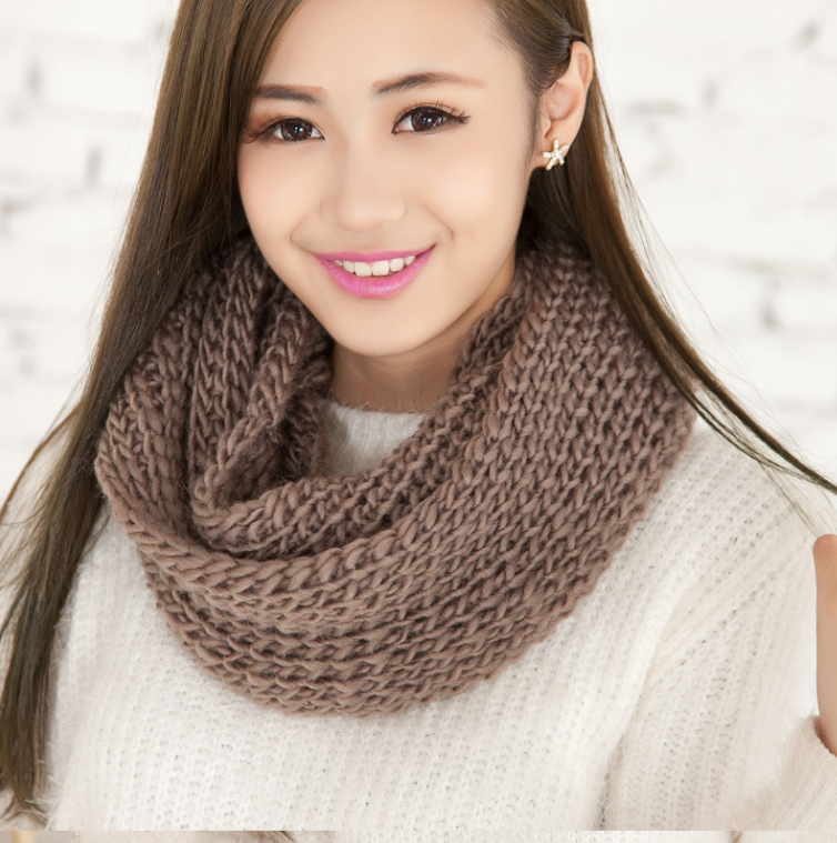 cold-proof hooded scarf, cozy padded scarf, women's warm scarf - available at Sparq Mart