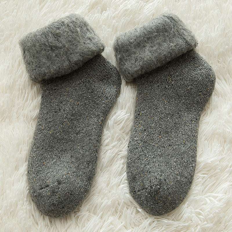 Cozy fleece footwear, Snow socks for women, Warm winter socks - available at Sparq Mart