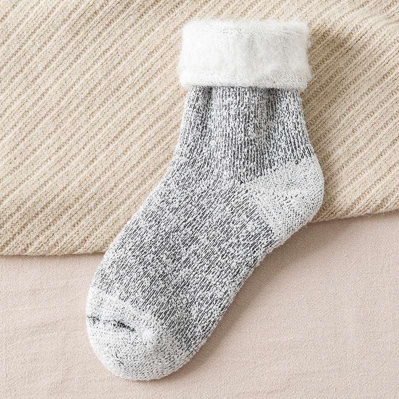 Cozy fleece footwear, Snow socks for women, Warm winter socks - available at Sparq Mart