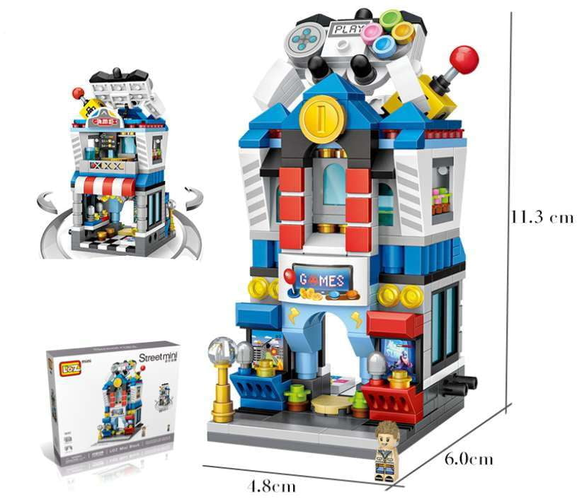 Street Scene Blocks Building Block Set Toy Shop Blocks - available at Sparq Mart