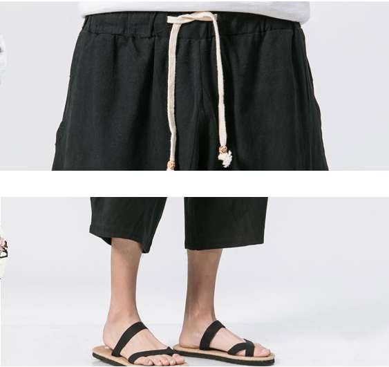 Casual Baggy Trousers, Cotton Harem Pants, Summer Lightweight Pants - available at Sparq Mart