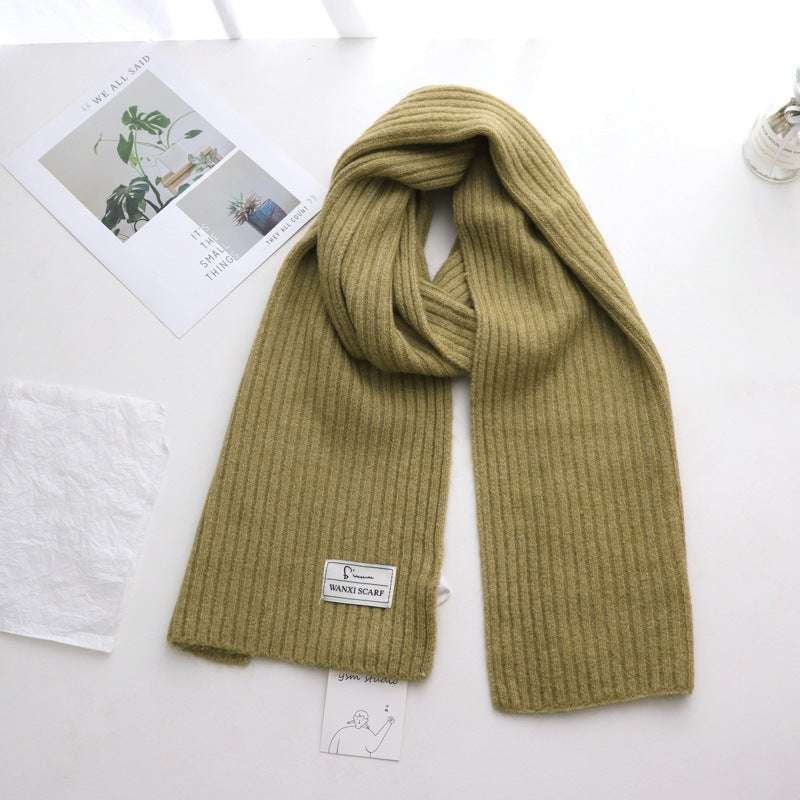 Knitted Stripe Scarves, Unisex Scarves Online, Winter Scarf Fashion - available at Sparq Mart