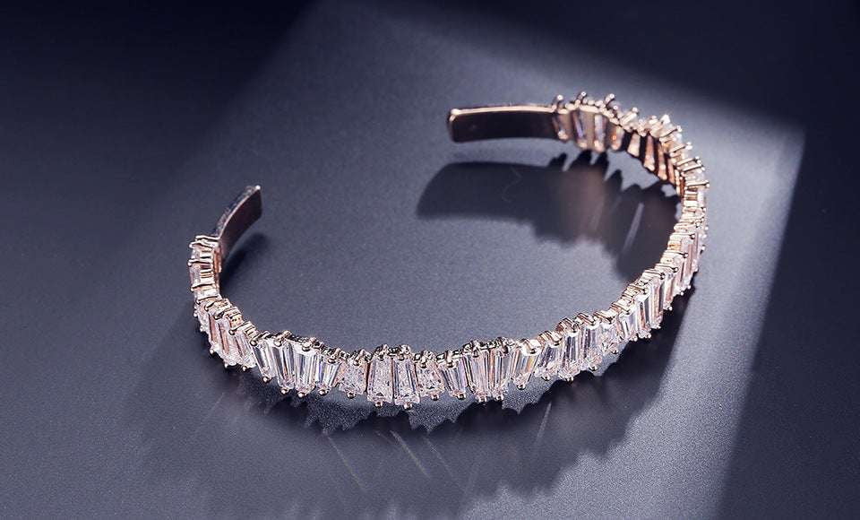 Sparkling Zircon, Stylish Ladies Bracelet - available at Sparq Mart