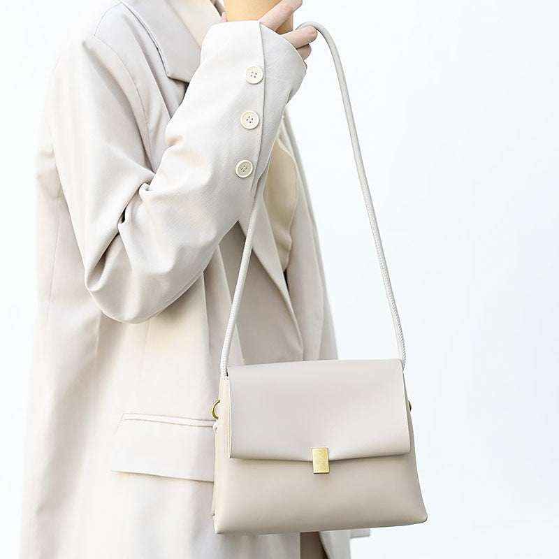 Chic Shoulder Bags, Double Flap Bag, Soft Leather Crossbody - available at Sparq Mart