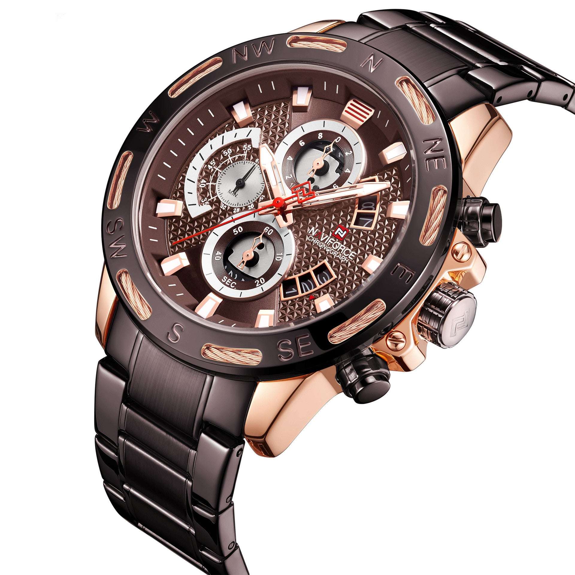 Multifunctional Quartz Watch, Stylish Men's Watch, Waterproof Men's Watch - available at Sparq Mart