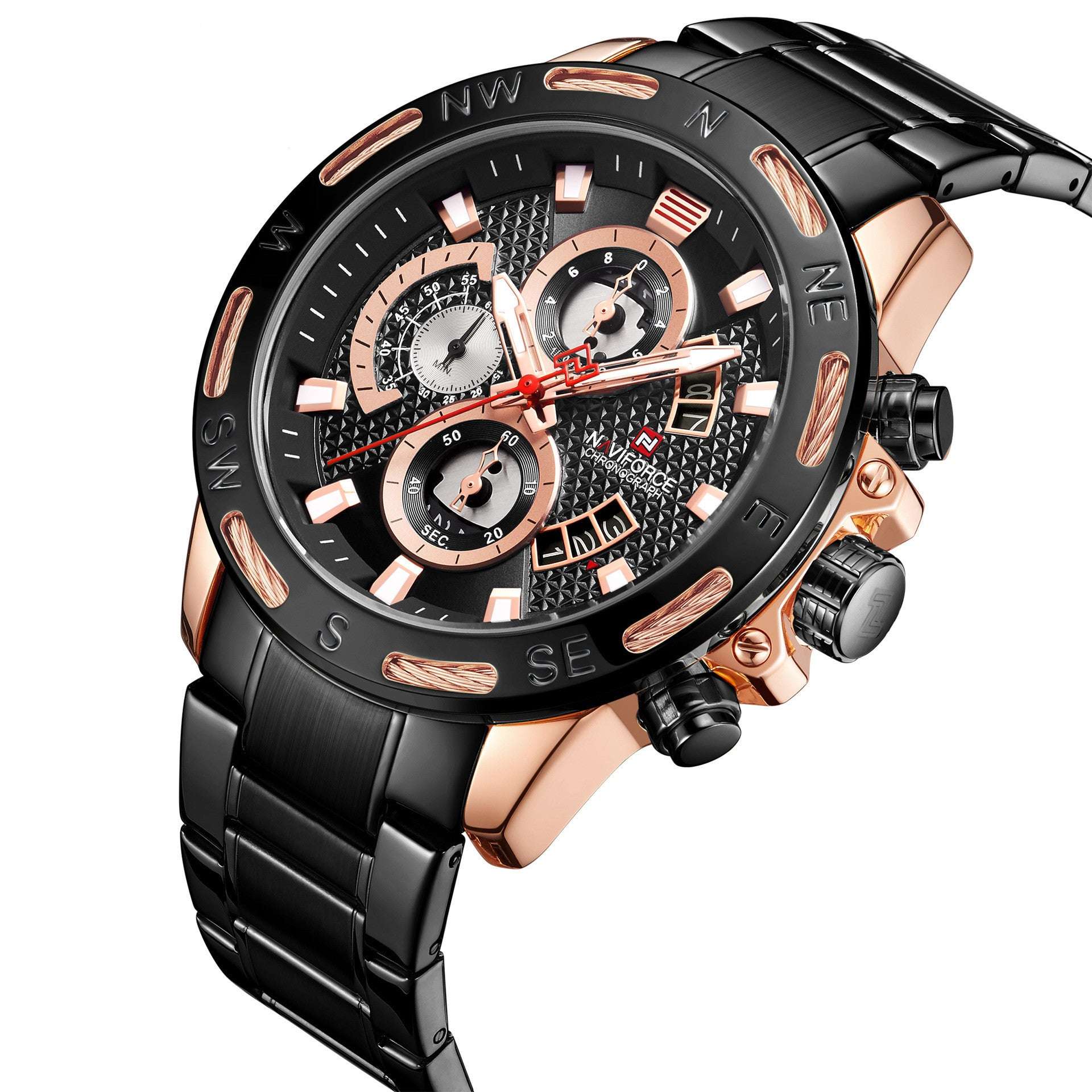 Multifunctional Quartz Watch, Stylish Men's Watch, Waterproof Men's Watch - available at Sparq Mart