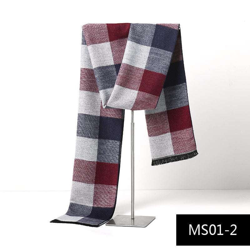 Autumn Chic Accessory, Cashmere Warm Scarf, Men's Winter Scarf - available at Sparq Mart