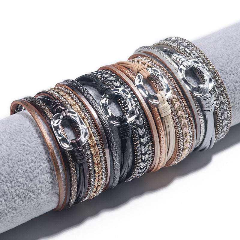 Magnet Bracelet, Multilayer Bracelet, Stylish Bracelet - available at Sparq Mart