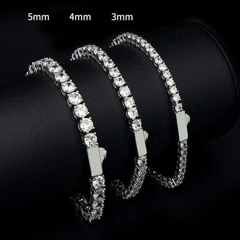 rhinestone hip hop, sparkling jewelry accessory, trendy fashion bracelet - available at Sparq Mart