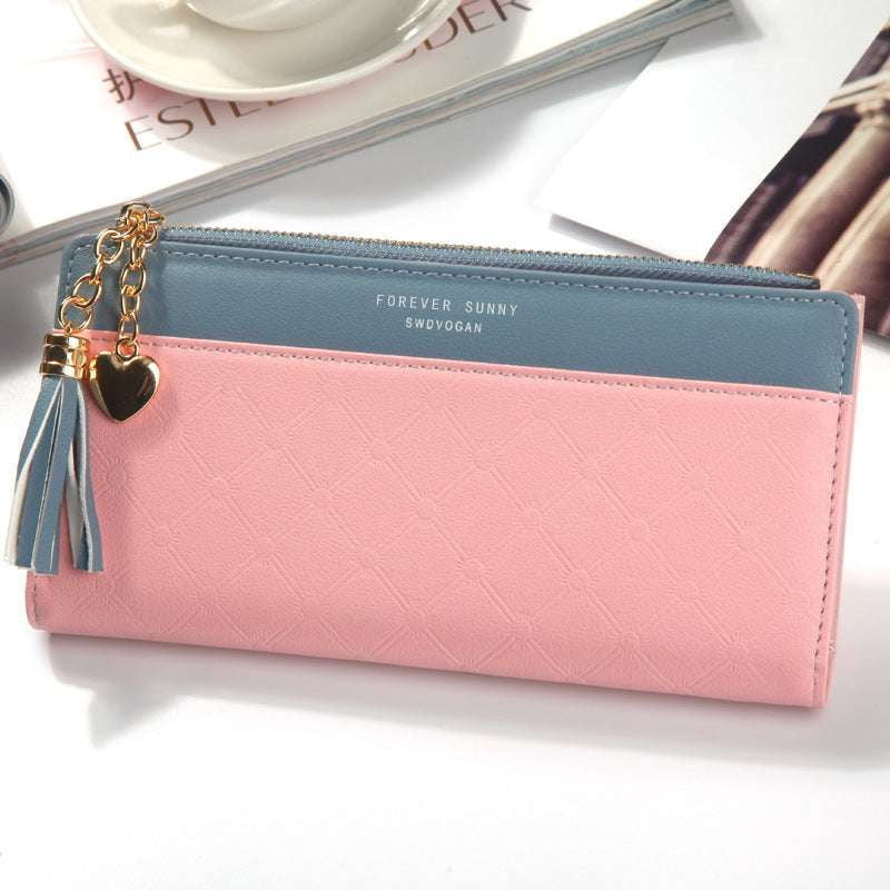 Fashionable Long Wallet, Ladies Elegant Purse, Tassel Women's Wallet - available at Sparq Mart