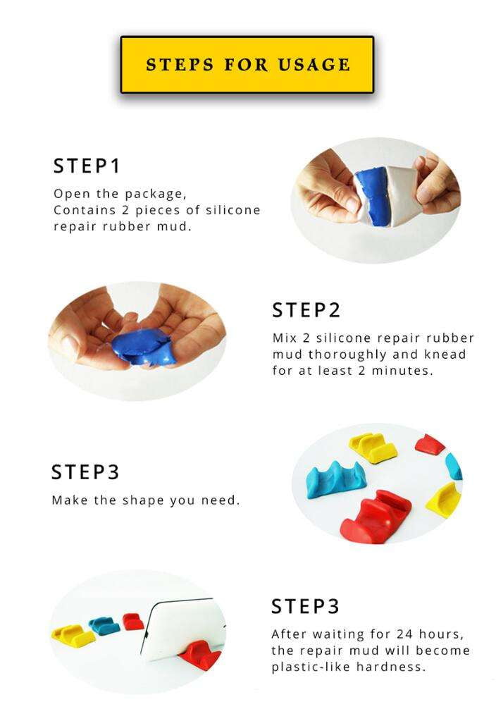 DIY Silicone Fix, Moldable Glue Crafts, Rubber Repair Putty - available at Sparq Mart