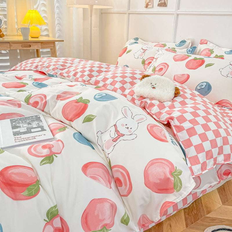 Aesthetic Bedding Collection, Comfortable Bed Sheets, Summer Quilt Sets - available at Sparq Mart