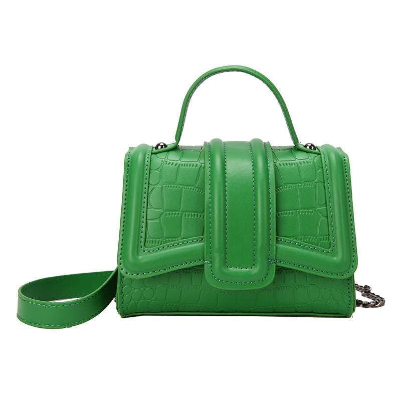 Embossed Messenger Bag, Shoulder Satchel Handbag, Stylish Crossbody Purse - available at Sparq Mart