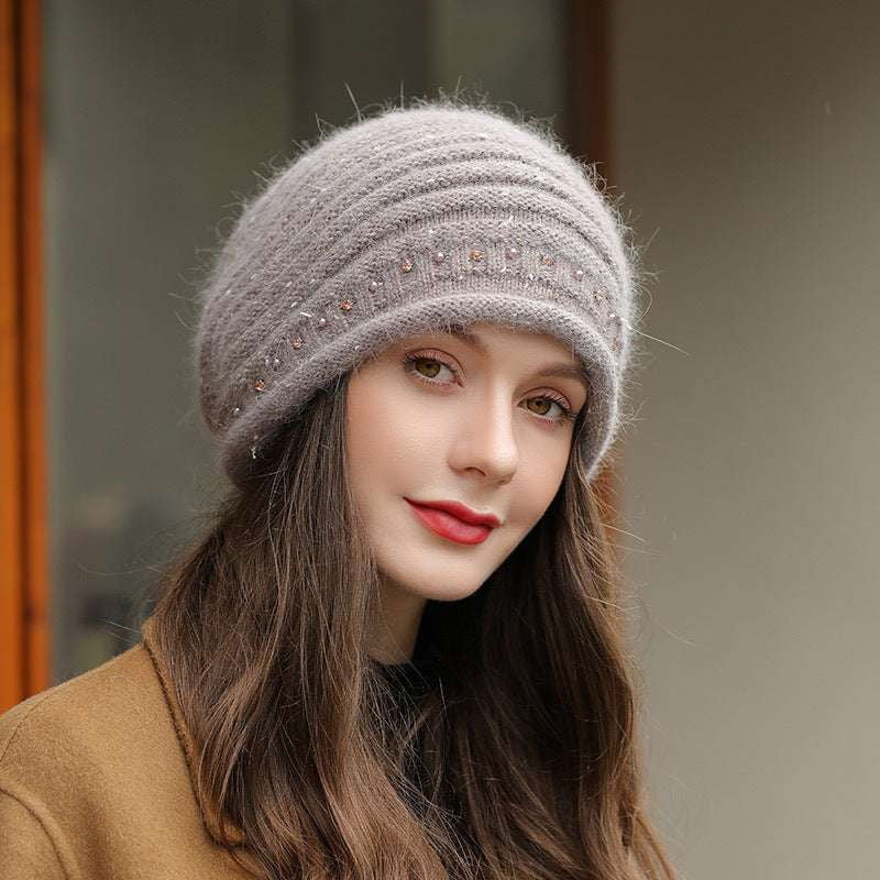 Autumn and Winter Fashion, Trendy Wool Hats, Women's Knitted Hats - available at Sparq Mart