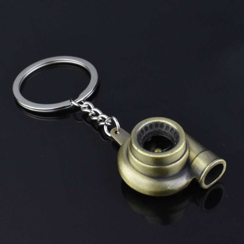 Car Mod Keyring, Metal Turbo Keychain, Turbo Engine Keychain - available at Sparq Mart