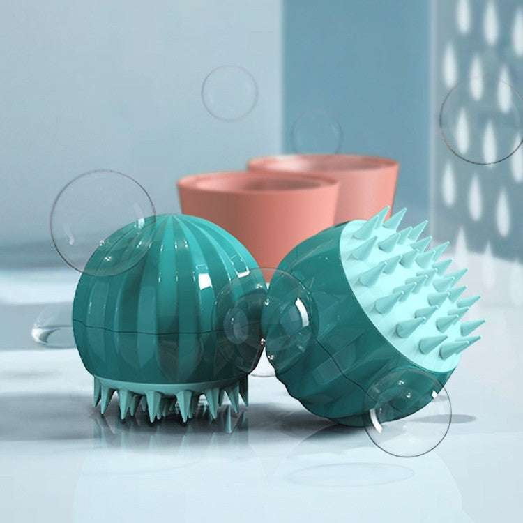 Cactus Shower Brush, Gentle Silicone Bristles, Pet Bathing Tool - available at Sparq Mart